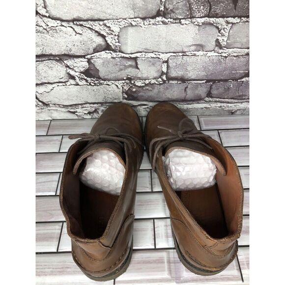 Polo Ralph Lauren Marlow Brown Leather Chukka Lace Up Boots Men’s Sz 10D US/44EU - Picture 6 of 16